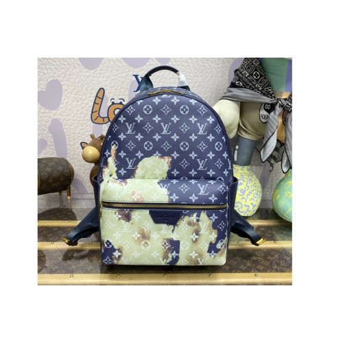 Louis Vuitton M46806 Discovery Backpack PM in Ink Blue Monogram Bleach coated canvas Louis Vuitton M46806 Discovery Backpack PM in Ink Blue Monogram Bleach coated canvas