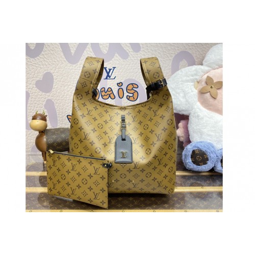 Louis Vuitton M46821 Atlantis GM handbag in Monogram Reverse coated canvas Louis Vuitton M46821 Atlantis GM handbag in Monogram Reverse coated canvas