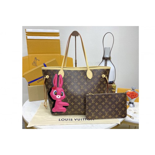 Louis Vuitton M47200 Neverfull MM tote bag in Monogram canvas