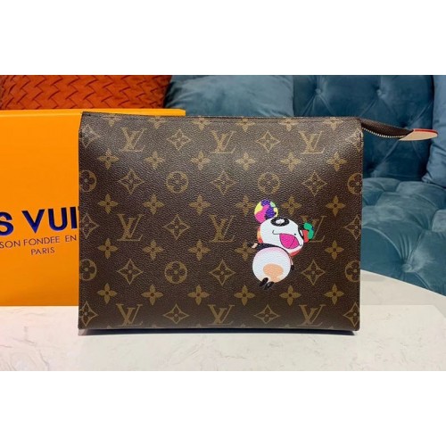 Louis Vuitton M47542 toiletry pouch 26 Bags Monogram canvas With Panda