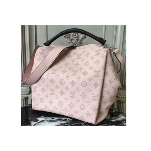 Louis Vuitton M50031 Babylone PM Bags in Pink Mahina Calfskin Leather Louis Vuitton M50031 Babylone PM Bags in Pink Mahina Calfskin Leather