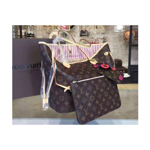 Louis Vuitton M50366 Neverfull MM Bag in Monogram Canvas Louis Vuitton M50366 Neverfull MM Bag in Monogram Canvas