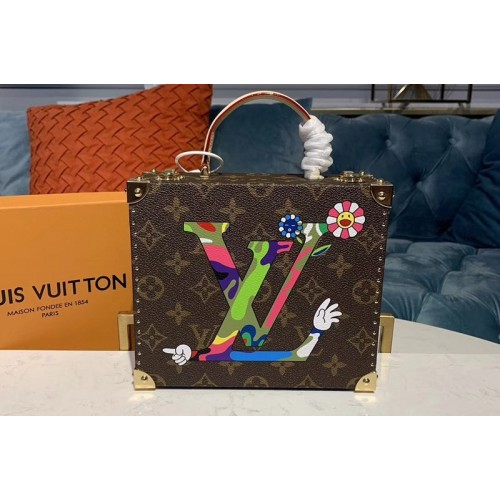 Louis Vuitton M92476 Monogram Murakamsi Takashi Collaboration Handbags Monogram Canvas With Doll