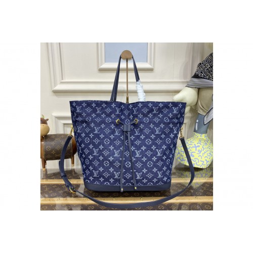 Louis Vuitton M51235 Tote bag in Blue Monogram Denim