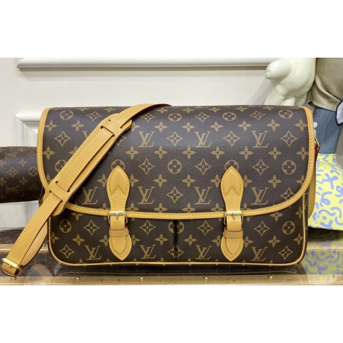 Louis Vuitton M51273 Gibeciere GM Shoulder Bag in Monogram Canvas