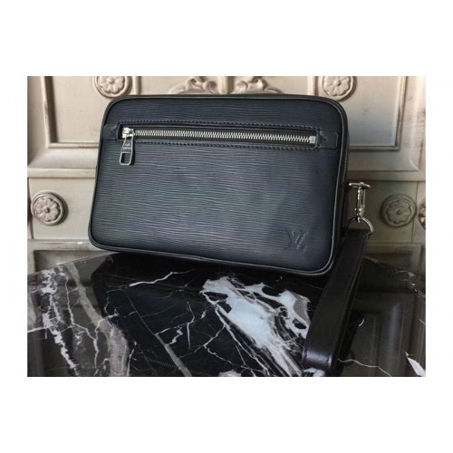 Louis Vuitton M51726 Kasai Clutch in Black Epi Leather