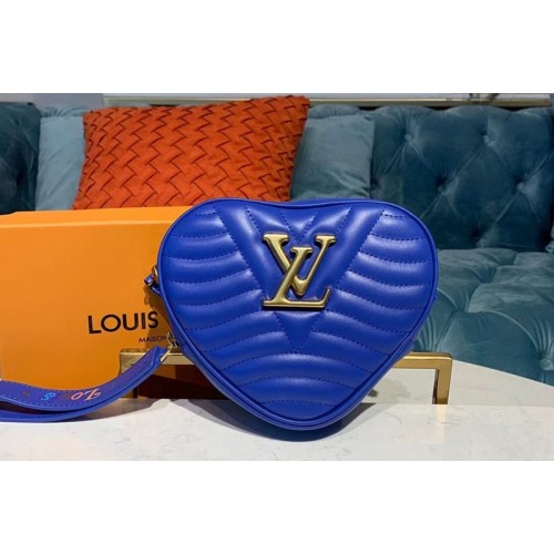 Louis Vuitton M55293 New Wave Heart Bag handbags Blue Smooth Calf leather Louis Vuitton M55293 New Wave Heart Bag handbags Blue Smooth Calf leather