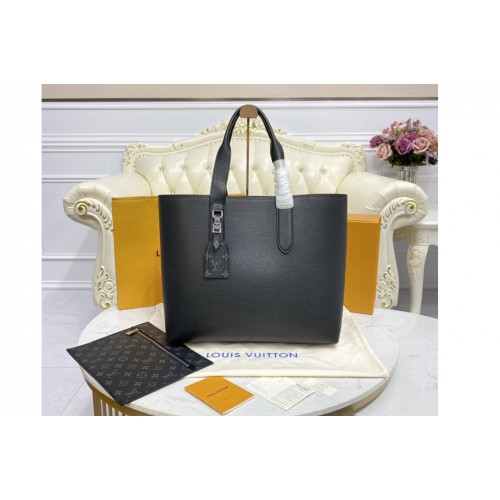 Louis Vuitton M52817 Cabas Voyage bag in Black Taurillon leather