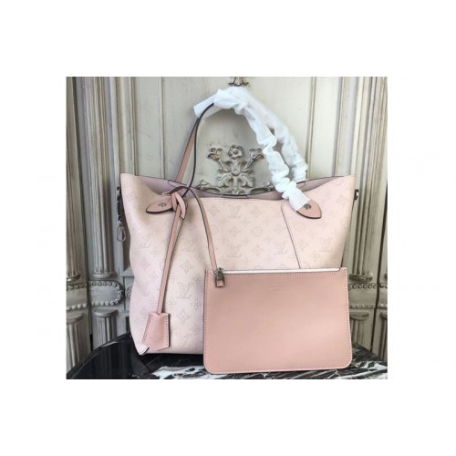 Louis Vuitton M53140 Hina MM Bags in Pink Mahina Leather Louis Vuitton M53140 Hina MM Bags in Pink Mahina Leather