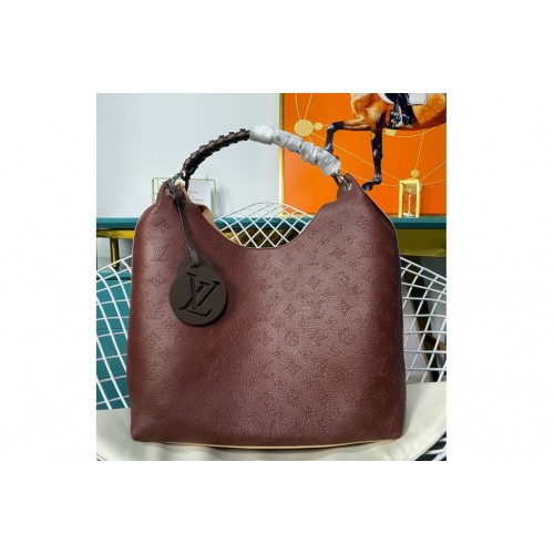 Louis Vuitton M53188 Carmel hobo bag in Bordeaux Mahina Calf leather Louis Vuitton M53188 Carmel hobo bag in Bordeaux Mahina Calf leather