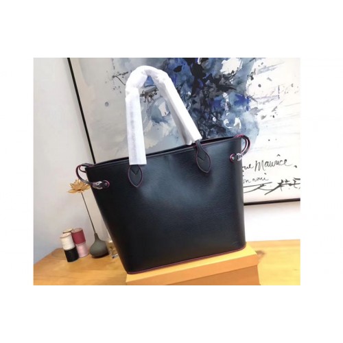 Louis Vuitton M54185 Neverfull MM Bag in Black Epi Leather