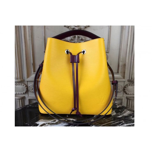 Louis Vuitton M54369 Neonoe Bags in Yellow Epi Leather Louis Vuitton M54369 Neonoe Bags in Yellow Epi Leather