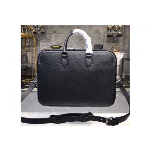 Louis Vuitton M54404 Dandy MM Bags in Black Epi Leather