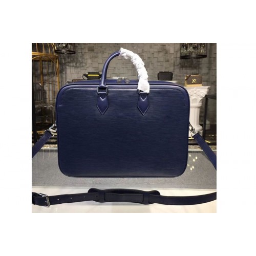 Louis Vuitton M54405 Dandy MM Bags in Blue Epi Leather