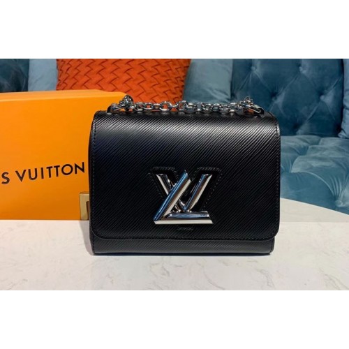 Louis Vuitton M50332 Twist PM chain bags Black Epi leather
