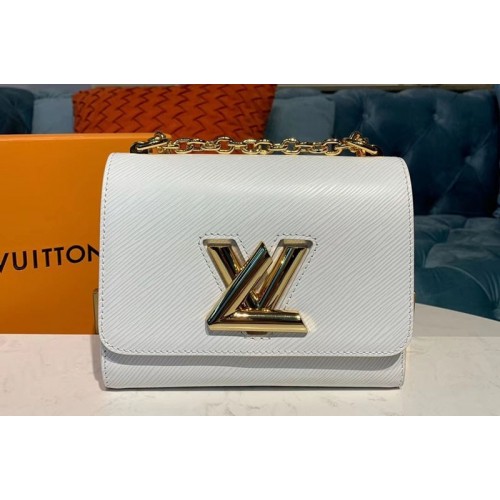 Louis Vuitton M54278 Twist PM chain bags White Epi leather