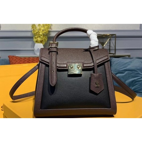 Louis Vuitton M55488 The Arch handbags Black Dark Brown Calf Leather Louis Vuitton M55488 The Arch handbags Black Dark Brown Calf Leather