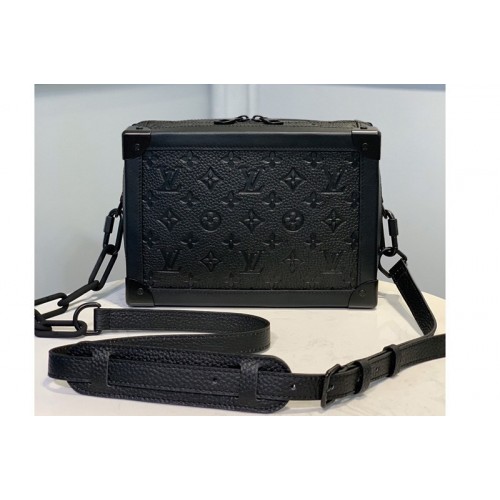 Louis Vuitton M55700 Soft Trunk bag in black Taurillon leather
