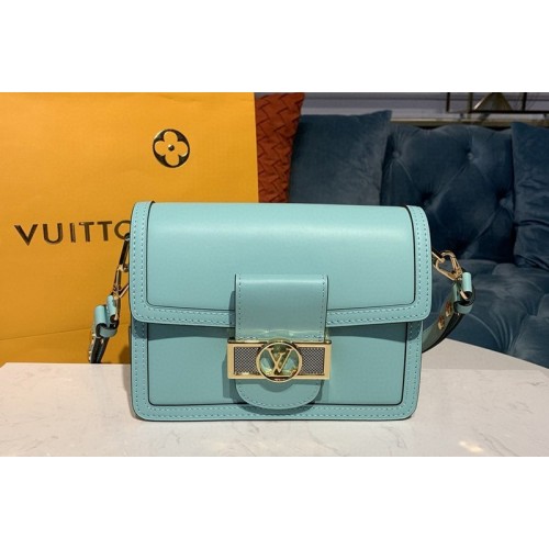 Louis Vuitton M55735 Dauphine MM Bags in Green Smooth calfskin leather Louis Vuitton M55735 Dauphine MM Bags in Green Smooth calfskin leather
