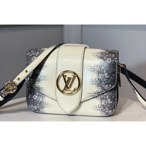 Louis Vuitton N98098 PONT 9 in Emeraude White
