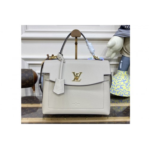 Louis Vuitton M56094 Lockme Ever bag in Gray Soft grained calfskin Louis Vuitton M56094 Lockme Ever bag in Gray Soft grained calfskin