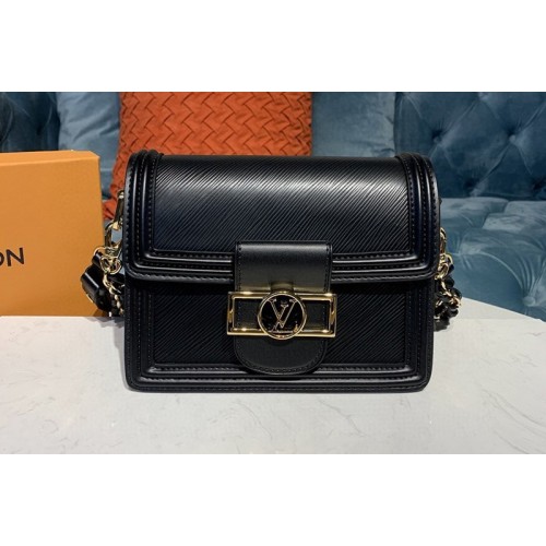 Louis Vuitton M55964 Mini Dauphine Handbags in Black Epi leather