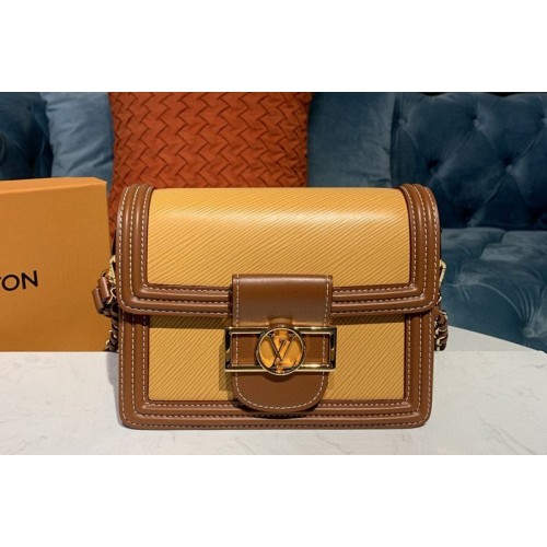 Louis Vuitton M56251 Mini Dauphine Handbags in Yellow Epi leather