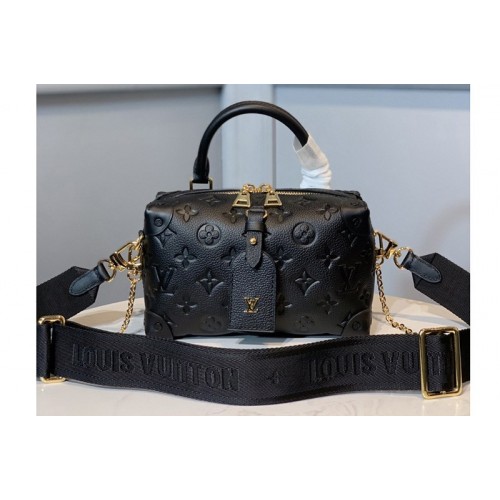 Louis Vuitton M56319 HandBag in Black Monogram Empreinte Leather Louis Vuitton M56319 HandBag in Black Monogram Empreinte Leather