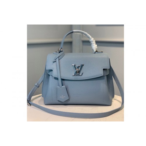 Louis Vuitton M56321 Lockme Ever BB bag in Blue Soft grained calfskin Louis Vuitton M56321 Lockme Ever BB bag in Blue Soft grained calfskin