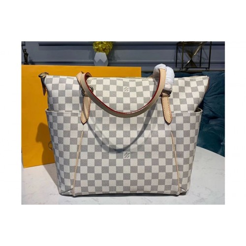 Louis Vuitton M56689 Totally MM Bags Damier Azur Canvas Louis Vuitton M56689 Totally MM Bags Damier Azur Canvas