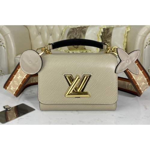 Louis Vuitton M57063 Twist Mini handbag Gray Epi leather
