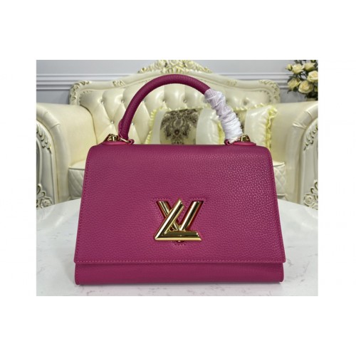 Louis Vuitton M57092 Twist One Handle handbag in Orchidee Pink Taurillon leather