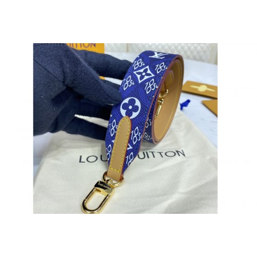 Louis Vuitton J02502 Since 1854 Bandoulière strap in Blue Jacquard Since 1854 textile Louis Vuitton J02502 Since 1854 Bandoulière strap in Blue Jacquard Since 1854 textile