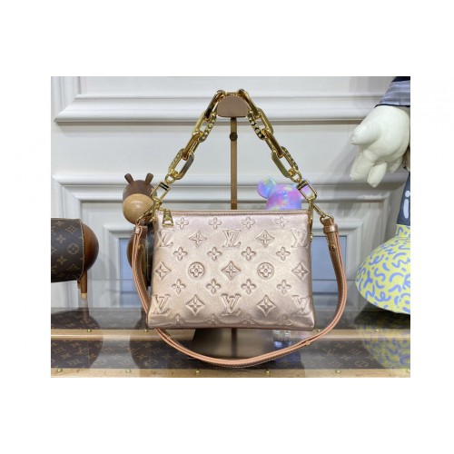 Louis Vuitton M21148 Coussin BB handbag in Gold Lambskin Leather