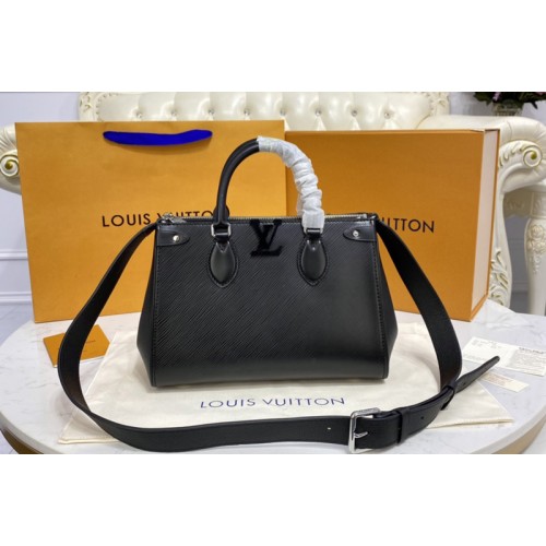 Louis Vuitton M57680 Grenelle Tote PM bag in Black Epi grained leather