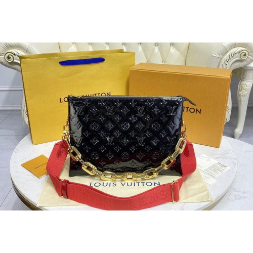 Louis Vuitton M57783 Coussin MM handbag in Black Monogram Vernis Louis Vuitton M57783 Coussin MM handbag in Black Monogram Vernis