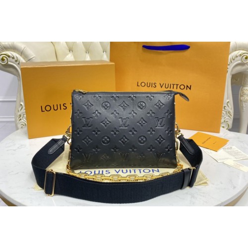 Louis Vuitton M57790 Coussin PM handbag in Monogram-embossed puffy lambskin
