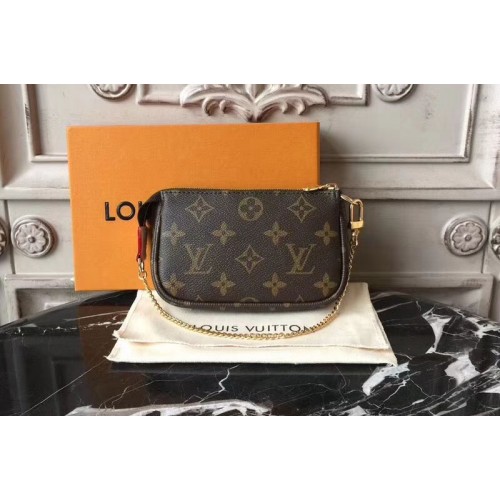 Louis Vuitton M58009 Mini Pochette Accessoires Bags in Monogram Canvas Louis Vuitton M58009 Mini Pochette Accessoires Bags in Monogram Canvas