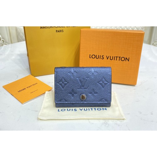 Louis Vuitton M58456 Business Card Holder in Navy Blue Monogram Empreinte leather Louis Vuitton M58456 Business Card Holder in Navy Blue Monogram Empreinte leather
