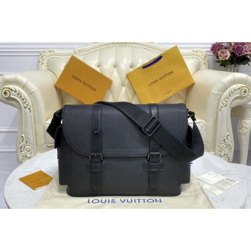 Louis Vuitton M58494 Trunk Messenger Bag in Taurillon leather