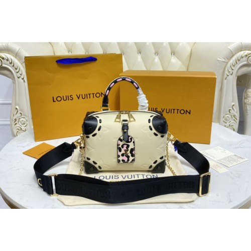 Louis Vuitton M58518 Petite Malle Souple Bag in Monogram Empreinte leather Louis Vuitton M58518 Petite Malle Souple Bag in Monogram Empreinte leather