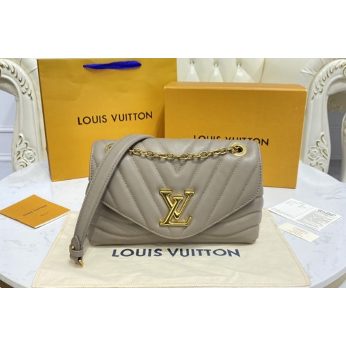 Louis Vuitton M58550 New Wave Chain Bag Handbag in Dark Taupe Smooth cowhide leather