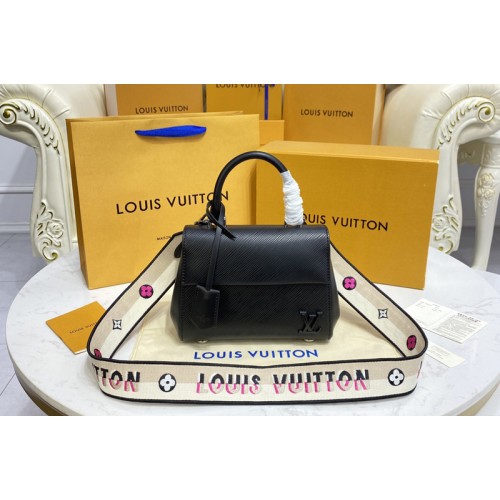 Louis Vuitton M59108 Cluny Mini handbag in Black Epi leather