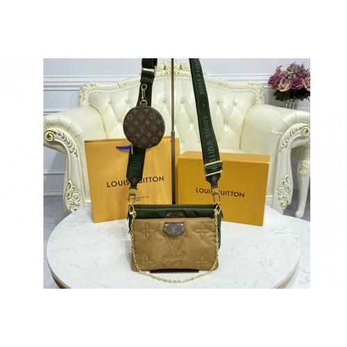 Louis Vuitton M58977 Maxi Multi Pochette Accessoires handbag in eco-responsible Econyl regenerated nylon