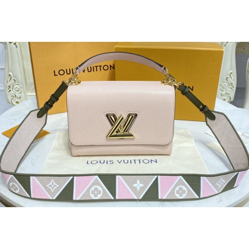 Louis Vuitton M59028 Twist MM handbag in Rose Jasmin Epi leather Louis Vuitton M59028 Twist MM handbag in Rose Jasmin Epi leather