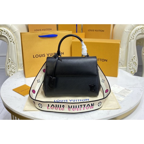 Louis Vuitton M59134 Cluny BB handbag in Black Epi leather Louis Vuitton M59134 Cluny BB handbag in Black Epi leather