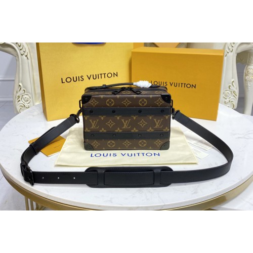 Louis Vuitton M45935 Handle Soft Trunk Bag in Monogram Macassar coated canvas