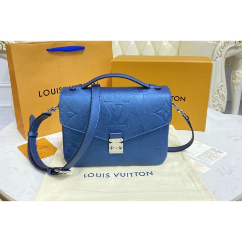 Louis Vuitton M59211 Pochette Metis bag in Navy Nacre Monogram Empreinte leather Louis Vuitton M59211 Pochette Metis bag in Navy Nacre Monogram Empreinte leather