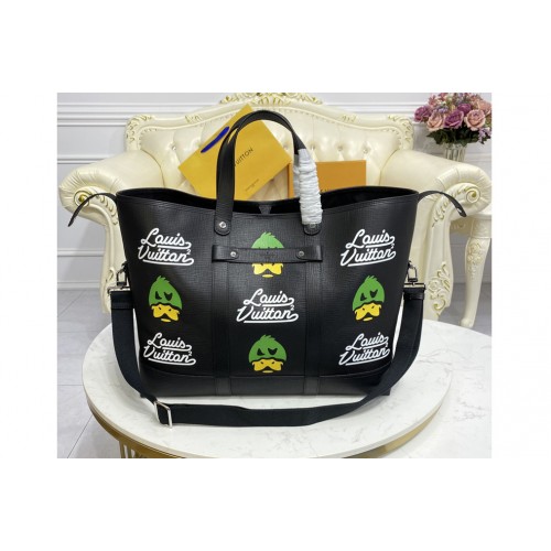 Louis Vuitton M59373 Tote Journey bag in Black cowhide leather