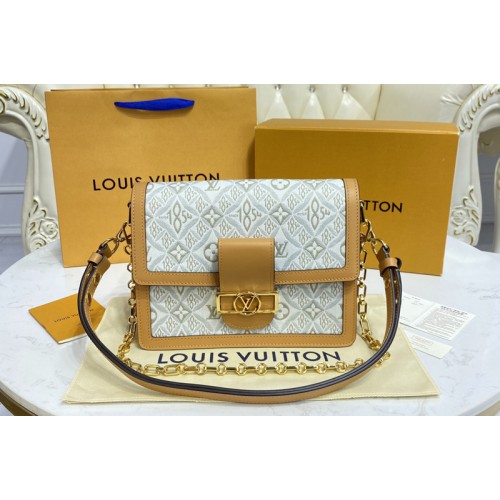 Louis Vuitton M59483 Dauphine MM handbag in Since 1854 Jacquard textile Louis Vuitton M59483 Dauphine MM handbag in Since 1854 Jacquard textile